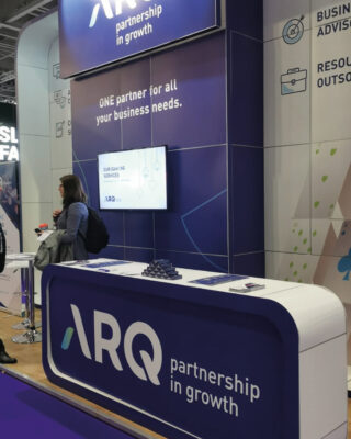 ARQ Group exhibits at ICE London
